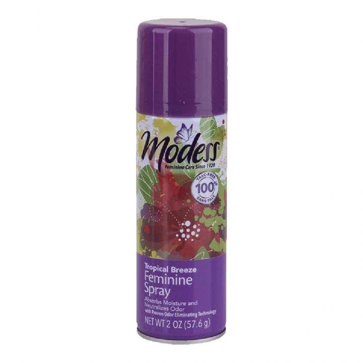 Modess® Freshening Spray, Tropical Breeze, 2 Ounce