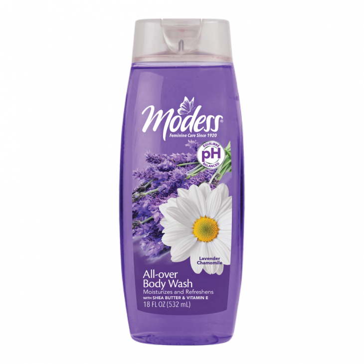 Modess® Body Wash, Lavender Chamomile, 18 Ounce