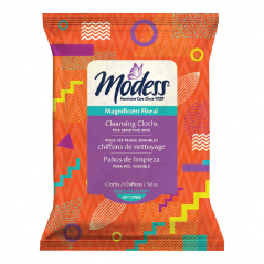 Modess® Cleansing Cloths, Magnificent Floral, 40 Count