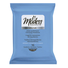 Modess® Make-up Remover Cleansing Towelettes with Vitamin E, Ultra Soft, 16 Count