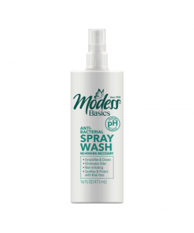 Modess® Basics Anti-bacterial Spray Wash, 16 Ounce